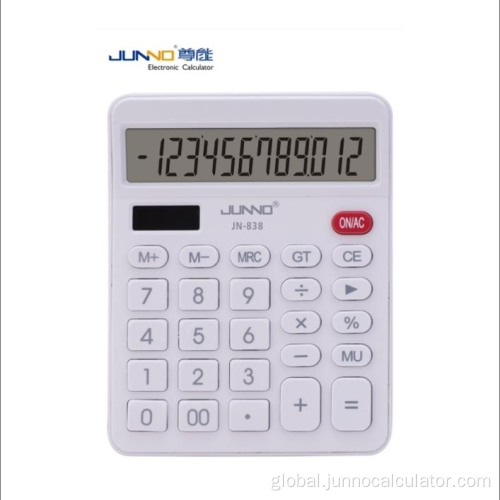 Solar Calculator 838 dual power solar button office business calculator Factory